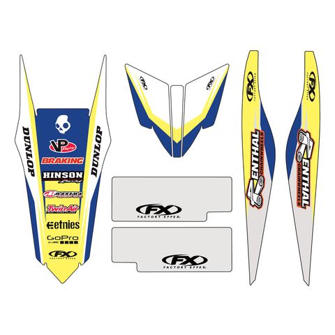 Factory Effex Trim Graphics Kit Husqvarna TC / FC / TE / FE 125cc-501cc 2016-2017