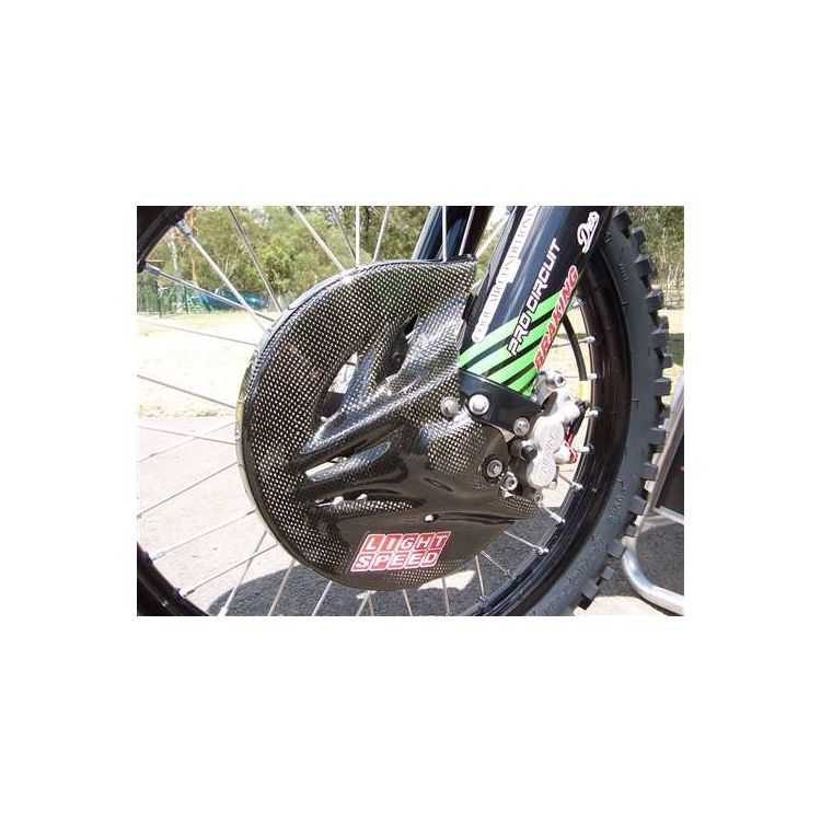 LightSpeed Front Disc Guard Kawasaki KX250F 20112016 Cycle Gear