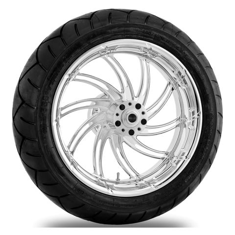 Performance Machine Supra 17 x 6 Rear Wheel / Metzeler Tire Kit For Harley Touring 2009-2016