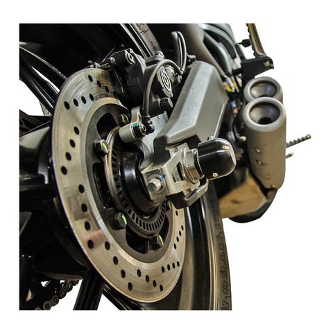 Woodcraft Rear Axle Sliders Ducati Scrambler / Monster 797 / 797+