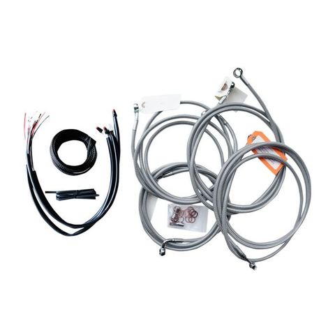 LA Choppers Handlebar Cable Brake Line And Wire Kit For Harley Touring w/ABS 2017-2020
