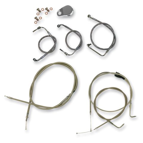 LA Choppers Handlebar Cable And Brake Line Kit For Harley Sportster w/ABS 2014-2022