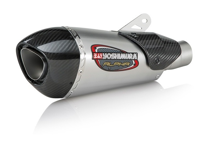 Yoshimura Alpha T Works Slip-On Exhaust - Cycle Gear