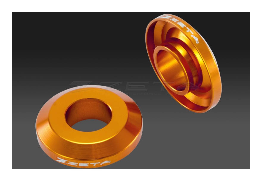 Zeta Fast Rear Wheel Spacers KTM SX / SXF / XCF Cycle Gear