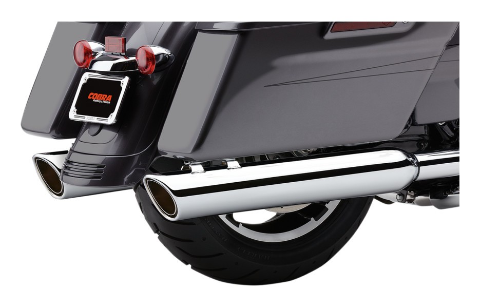 Cobra 909 SlipOn Mufflers For Harley Touring 19952016 Cycle Gear