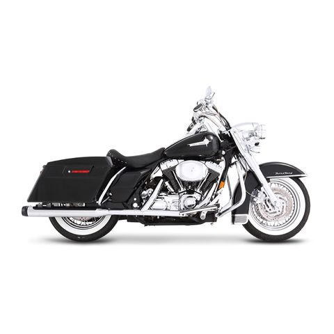 Rinehart 3 1/2" Slip-On Mufflers For Harley Touring 1995-2009