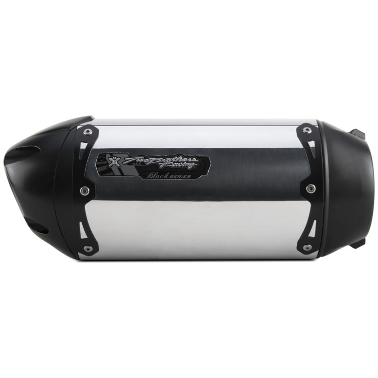 Two Brothers S1R Black Series SlipOn Exhaust CanAm Spyder F3T 20152022 Cycle Gear