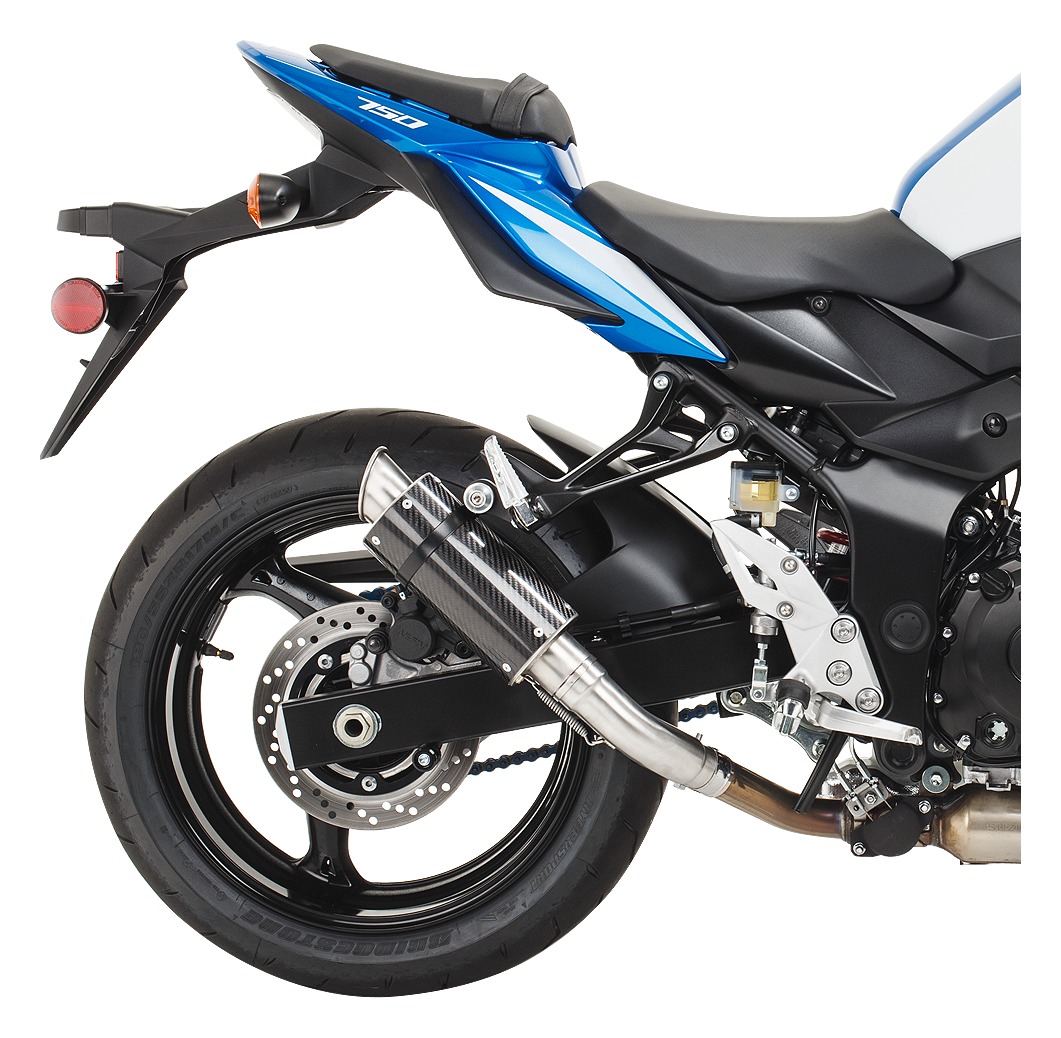 Hotbodies Racing MGP Slip-On Exhaust Suzuki GSXS 750 2015-2016