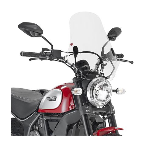 Givi 7407A / 7407AS Windscreen And Kit Ducati Scrambler 2015-2023