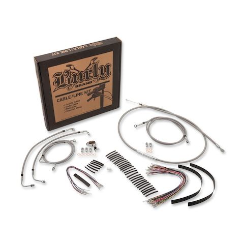 Burly Handlebar Cable Installation Kit For Harley Street / Electra Glide 2014-2016