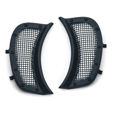 Kuryakyn Mesh Headlight Vent Accents For Harley Road Glide 2015-2025