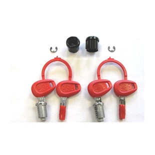 Givi Z140R / Z227 / Z228 / Z1382 Red / Silver Key Lock Set