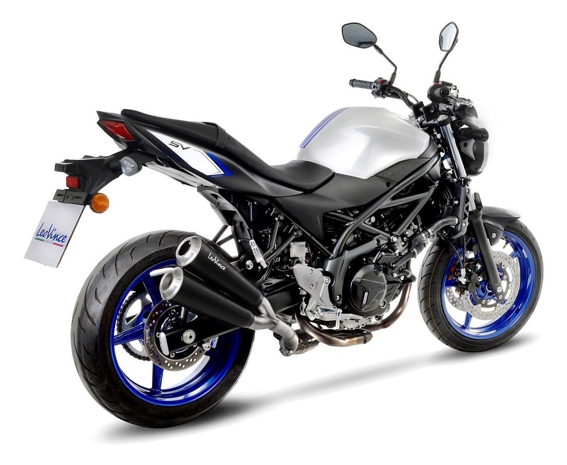 LeoVince GP Dual Slip-On Exhaust Suzuki SV650 2017-2024 Cycle Gear