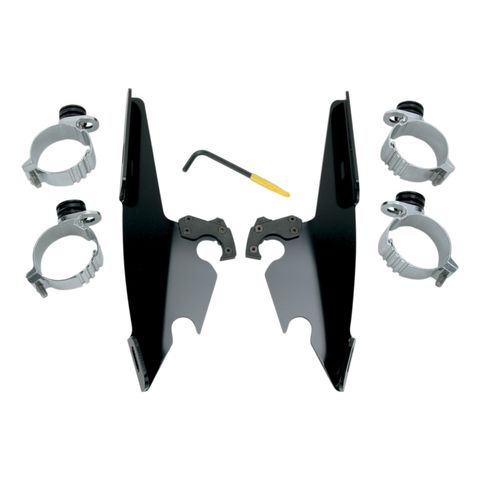 Memphis Shades Fats / Slim / Batwing Trigger-Lock Mount Kit For Harley Dyna / Softail 2006-2026