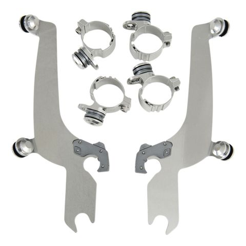 Memphis Shades Sportshield Trigger-Lock Mount Kit For Harley Super Glide / Softail / Dyna 1985-2013