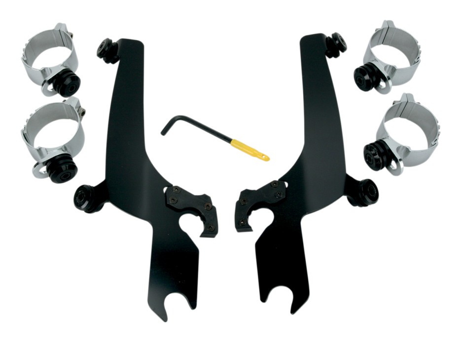 Memphis Shades Sportshield Trigger-Lock Mount Kit For Harley Dyna / Softail 2006-2017