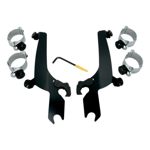 Memphis Shades Sportshield Trigger-Lock Mount Kit For Harley Dyna / Softail 2006-2017