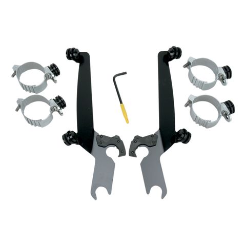 Memphis Shades Sportshield Trigger-Lock Mount Kit For Harley Dyna / Softail 2006-2026