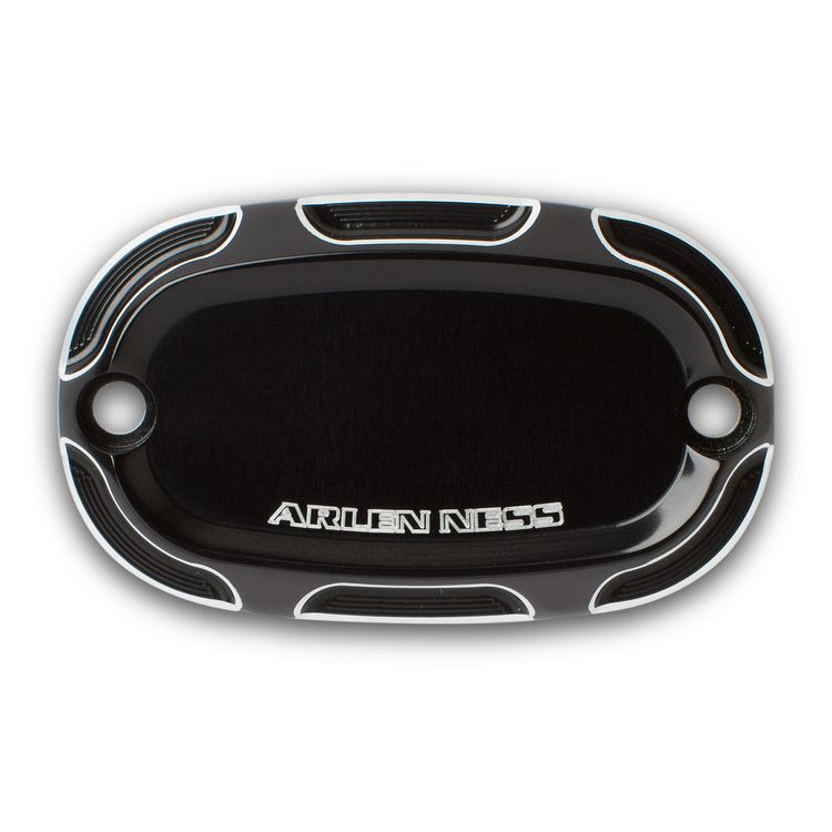 Arlen Ness Beveled Rear Brake Master Cylinder Cover For Harley Softail