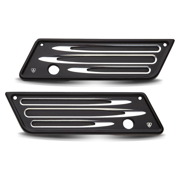 Arlen Ness Deep Cut Saddlebag Latch Covers For Harley Touring 19932013