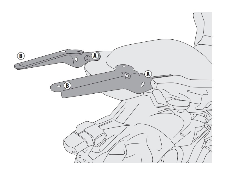 GIVI SR5608 Top Box Rack For Motorcycle Luggage System