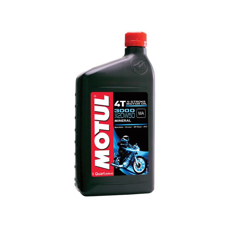 Motul 3000 Mineral Engine Oil (1 Quart) Cycle Gear
