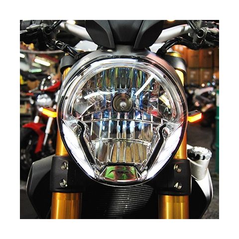 New Rage Cycles LED Front Turn Signals Ducati Monster 1200 R 2016-2019