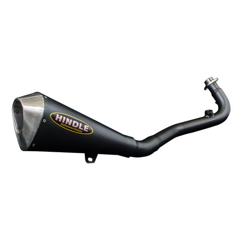 Hindle EVO Megaphone Exhaust System Kawasaki Z125 Pro 2017-2025
