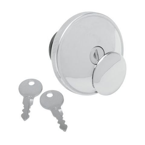 Drag Specialties Screw-In Locking Gas Cap For Harley