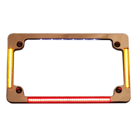 Custom Dynamics LED All-In-One Flat License Plate Frame