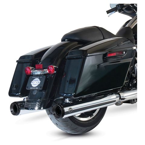 S&S Cycle Grand National Slip-On Muffler For Harley Touring 2017-2026