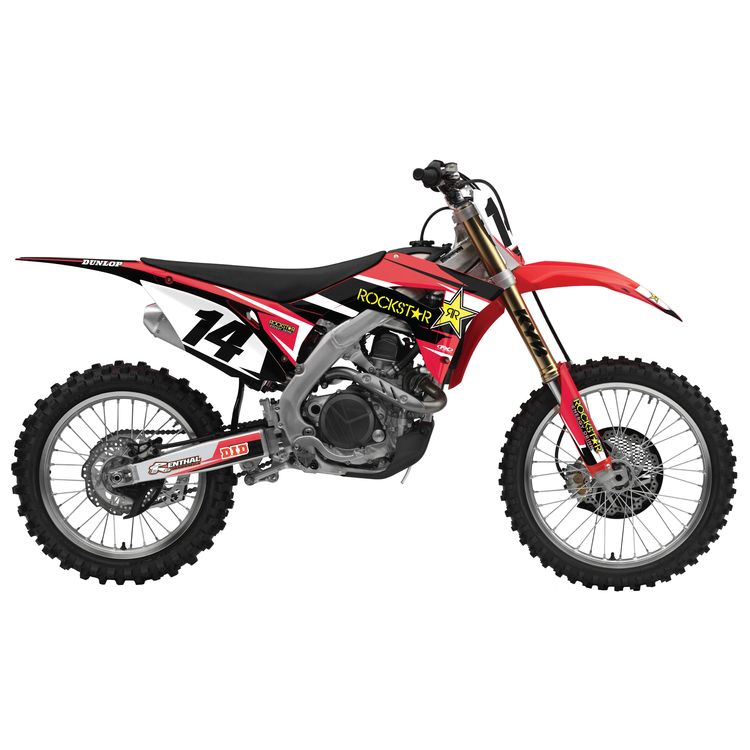 Factory Effex Complete Rockstar Graphics Kit Honda CRF250R / CRF450R 2013-2017