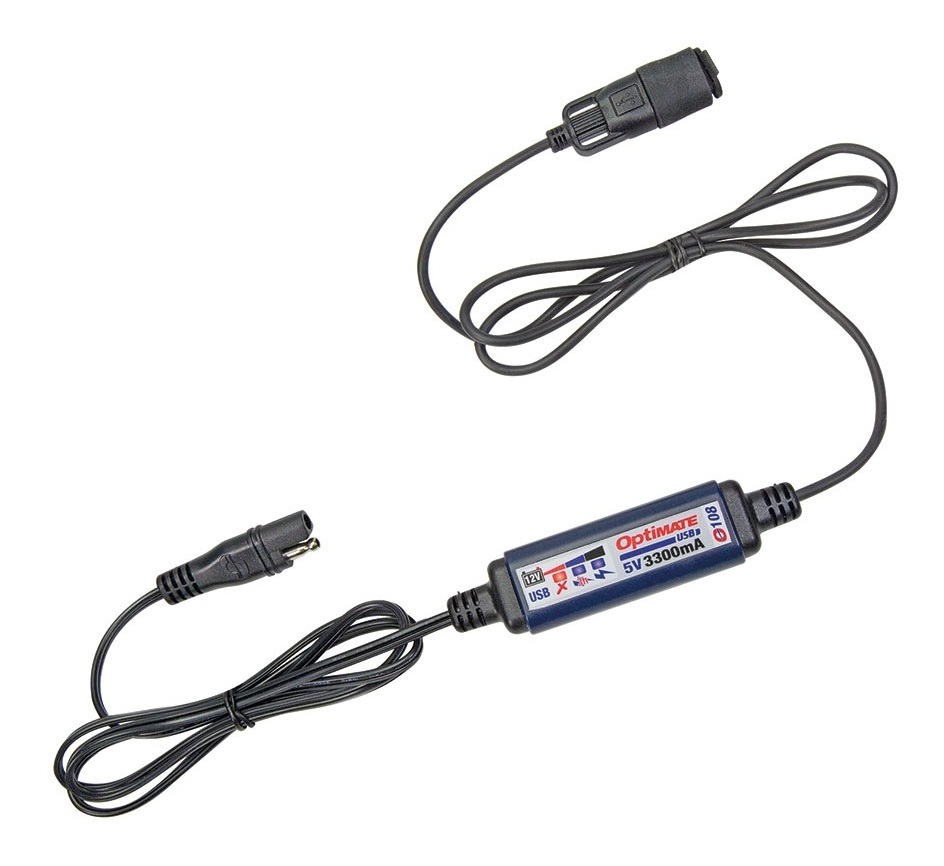 TecMate SAE To USB Charger Cable Cycle Gear
