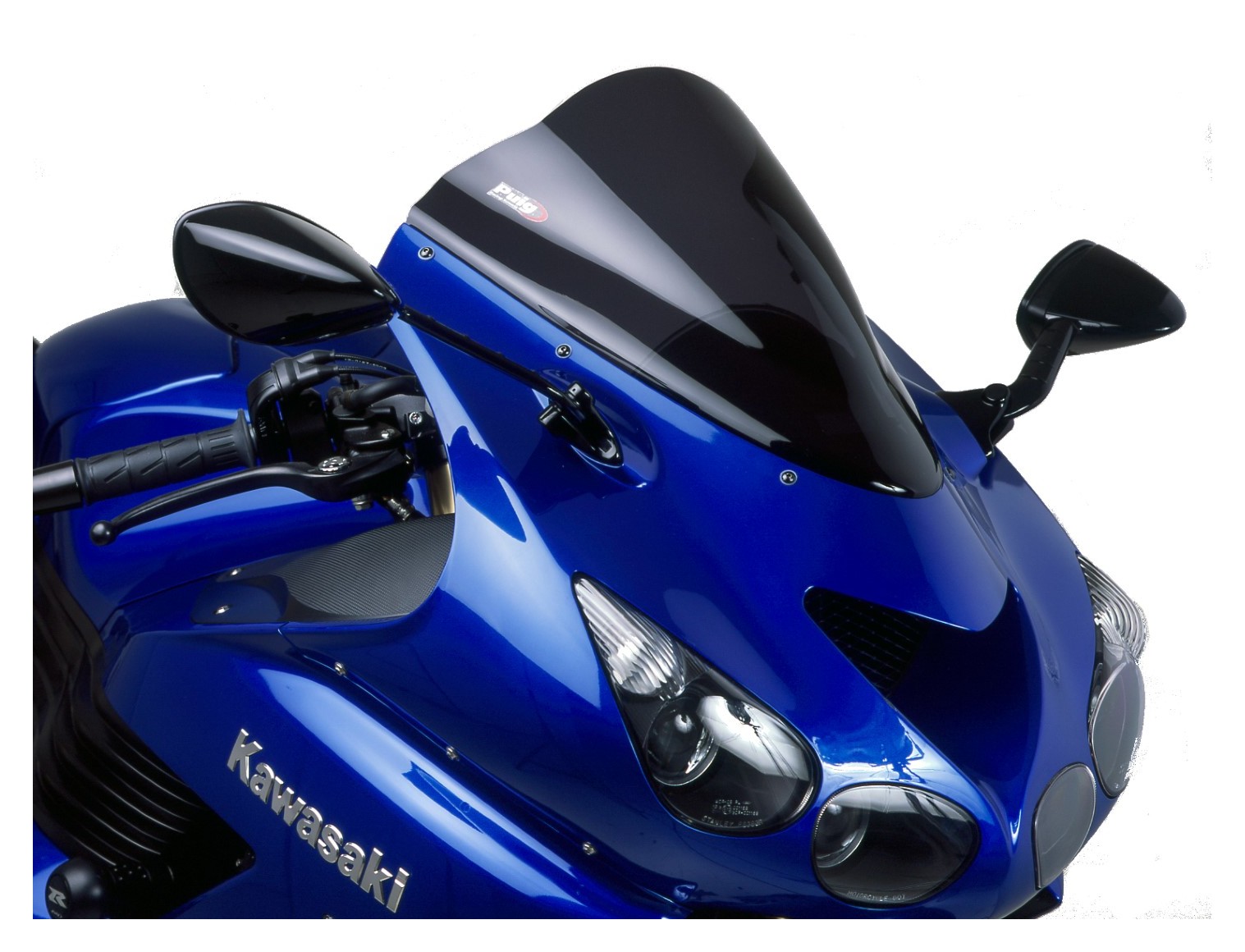 Puig Racing Windscreen Kawasaki ZX14R 2006-2025 - Cycle Gear