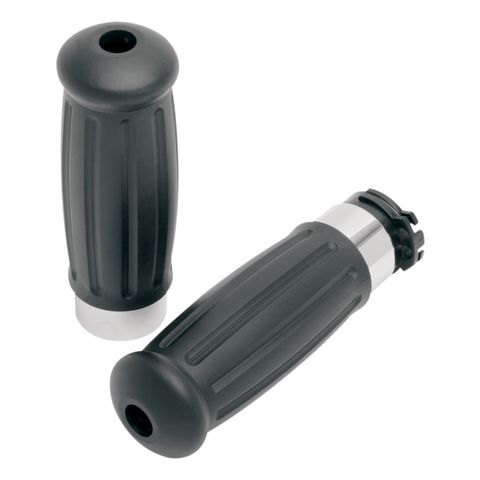 Drag Specialties Vintage Style Grips For Harley With Dual Cable Throttle