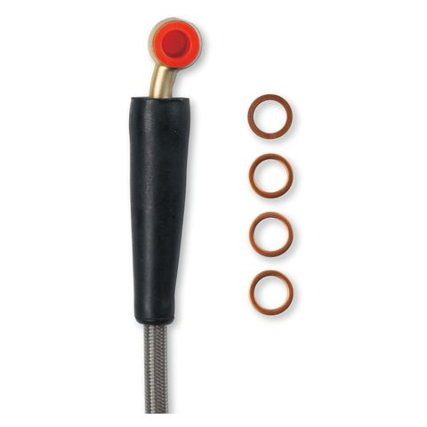 Moose Racing Stainless Steel Braided Rear Brake Line KTM 125cc-400cc 1998-2000