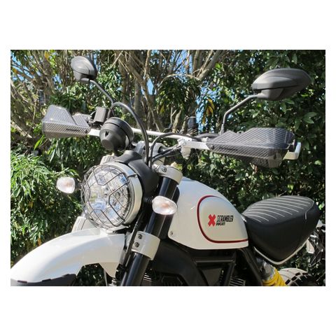 Barkbusters Carbon Fiber Handguard Kit Ducati Scrambler Desert Sled / Flat Track Pro / Full Throttle