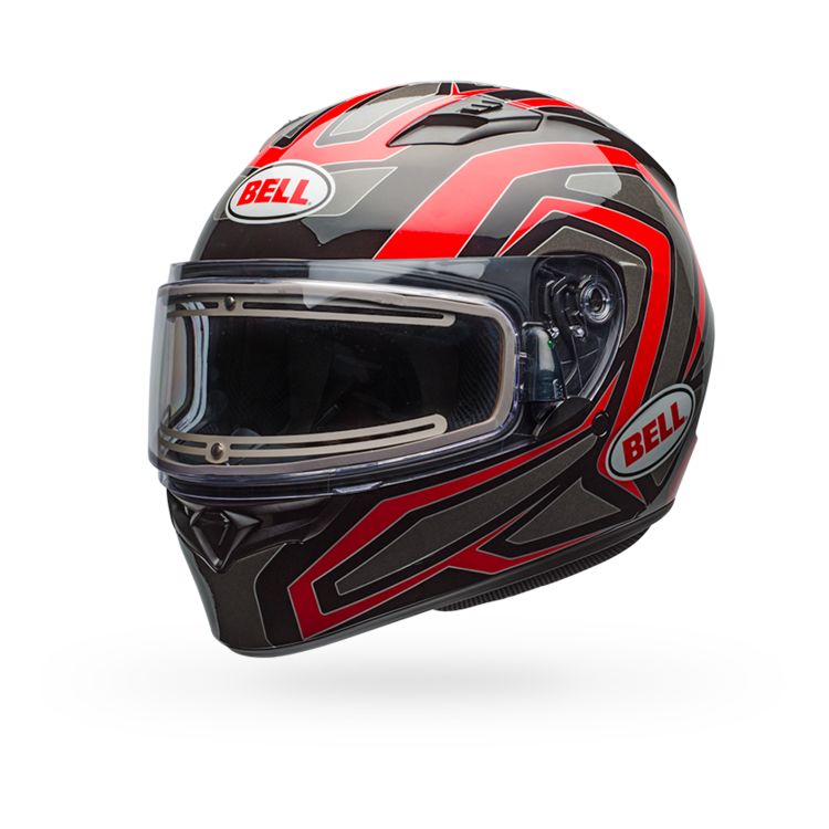 Bell Qualifier Reflective Snow Helmet Electric Shield Cycle Gear