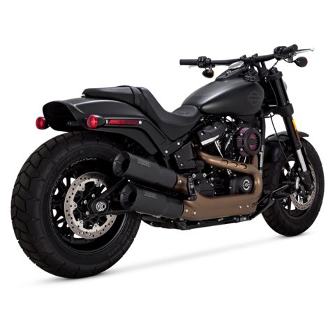 Vance & Hines Hi-Output Slip-On Mufflers For Harley Softail Fat Bob 2018-2023
