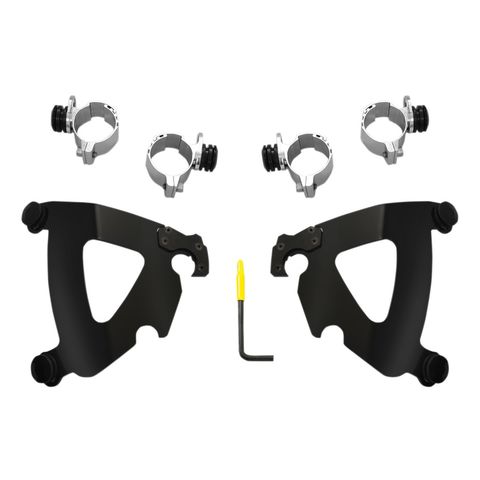 Memphis Shades Road Warrior Trigger Lock Mount Kit For Harley Softail / Wide Glide 1980-2013