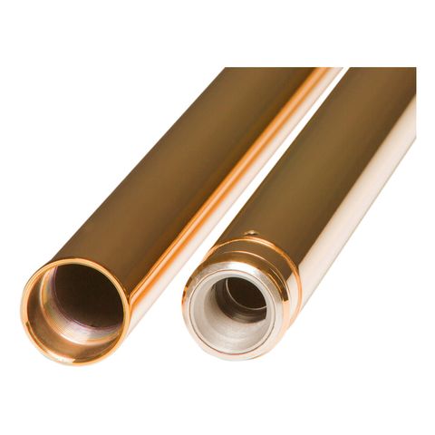 Custom Cycle Engineering Gold TNC 41mm Fork Tubes For Harley 1997-2017