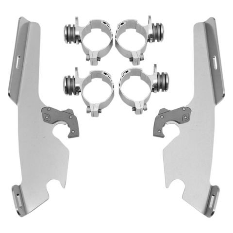 Memphis Shades Metric Fats/Slim Trigger-Lock Mount Kit Yamaha Road Star XV1600A / XV1700A