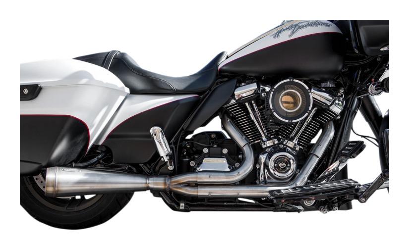 ハーレー TRASK ASSAULT 2in1・エキゾースト マフラー Trask Assault 2-Into-1 Exhaust For Harley - Cycle Gear