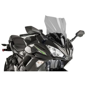 専用11999+650 Puig Z-Racing Windscreen Kawasaki Ninja 650 2017-2019 - Cycle Gear