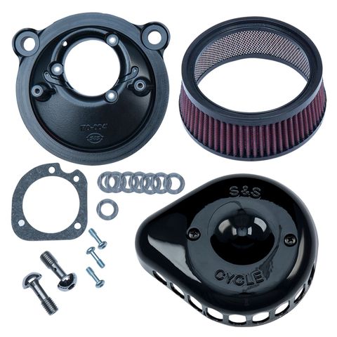 S&S Cycle Mini Teardrop Stealth Air Cleaner Kit For Harley EFI Sportster 2007-2022
