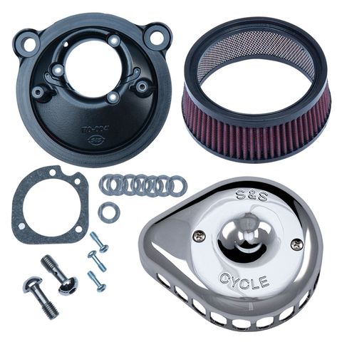 S&S Cycle Mini Teardrop Stealth Air Cleaner Kit For Harley EFI Sportster 2007-2022