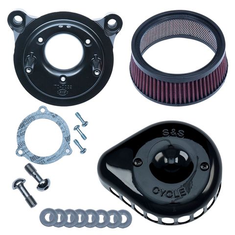 S&S Cycle Mini Teardrop Stealth Air Cleaner Kit For Harley EFI 2008-2017