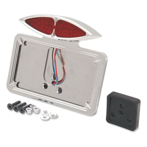 Drag Specialties License Plate Holder And Cateye Taillight For Harley