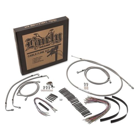 Burly Handlebar Cable Installation Kit For Harley Road King / Glide w/ ABS 2017-2020