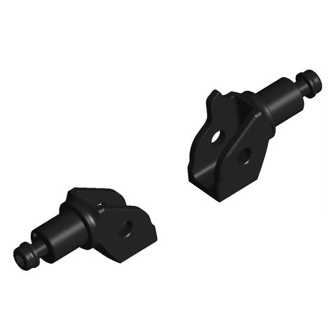 Rizoma Pro / B-Pro / Street Passenger Footpeg Mount Kit Yamaha FZ / MT / XSR / FJ / TMax